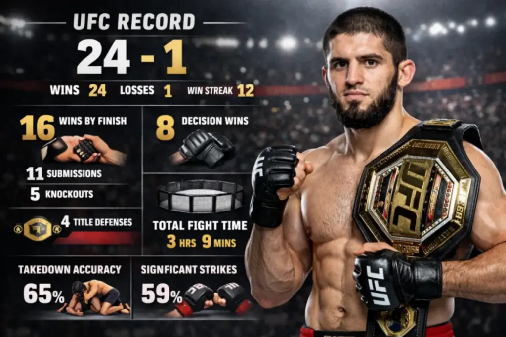 Ислам Махачев — биография, рекорд и лучшие бои в UFC