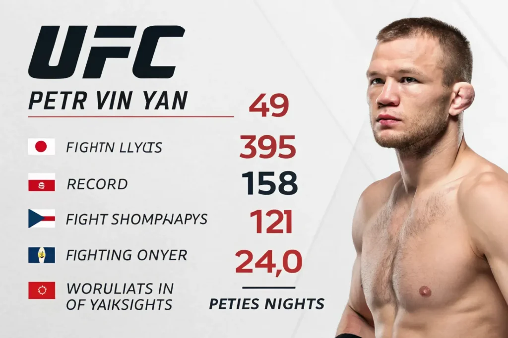 Пётр Ян — биография, рекорд и титулы UFC