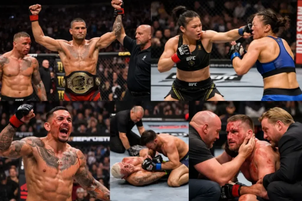 UFC 300 — кард, результаты и главные бои турнира ММА